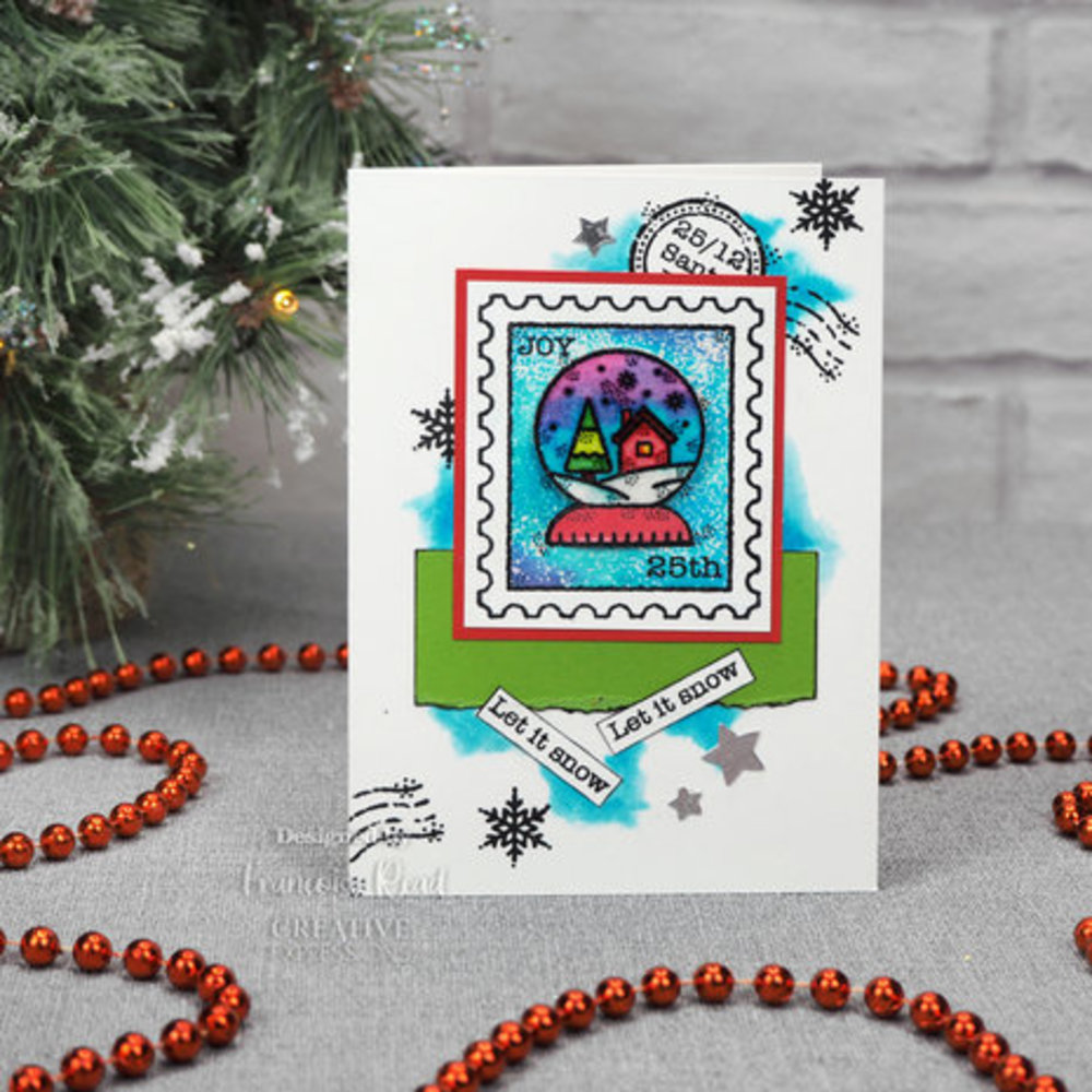 Woodware Snow Globe Clear Stamps (FRM041) Woodware Snow Globe Clear Stamps (FRM041)