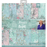 Crafter's Companion Frosty and Bright 12x12 Inch Paper Pad (S-FRBR-PAD12)