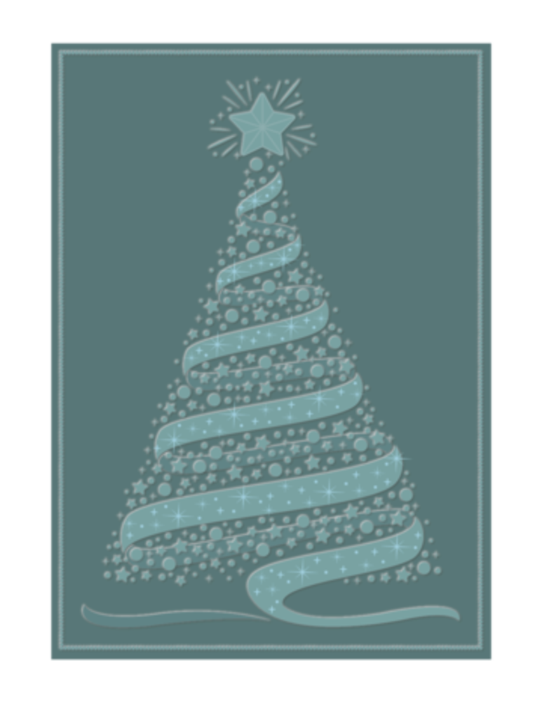 Crafter's Companion Frosty and Bright 3D Embossing Folder Enchanted Christmas Tree (S-FRBR-EF5-3D-ENCT)