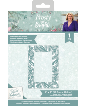 Crafter's Companion Frosty and Bright Christmas Tree Frame 5x7 Inch Cut & Emboss Folder (S-FRBR-CEF5-CTFR) Crafter's Companion Frosty and Bright Christmas Tree Frame 5x7 Inch Cut & Emboss Folder (S-FRBR-CEF5-CTFR)