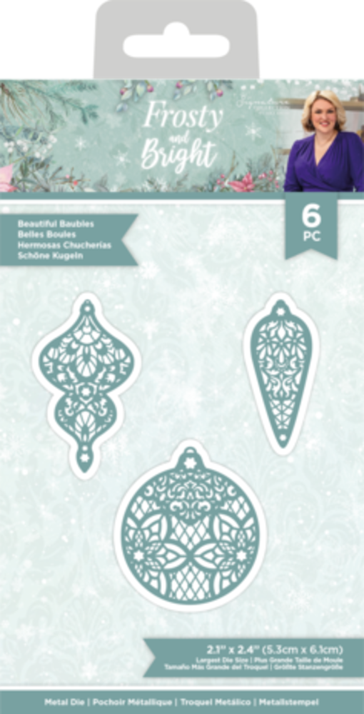 Crafter's Companion Frosty and Bright Beautiful Baubles Die (S-FRBR-MD-BEBA)