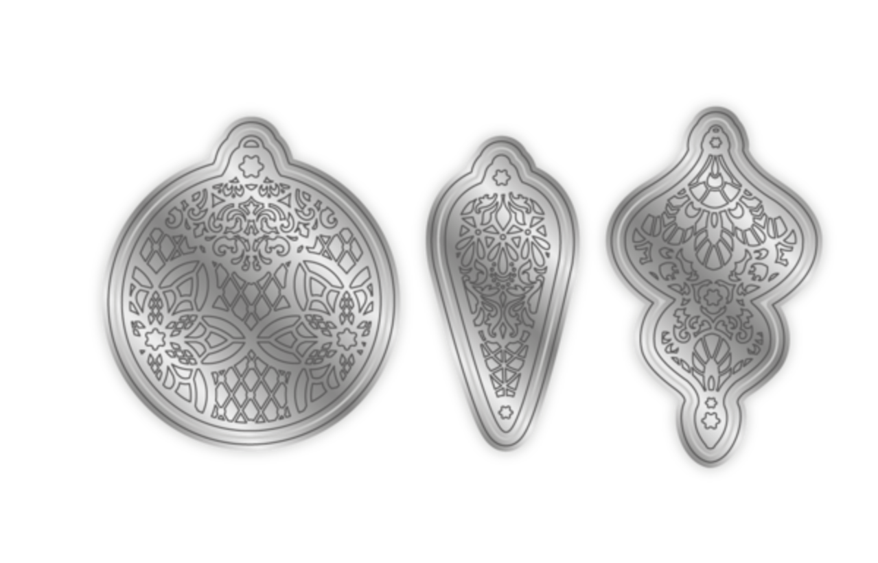 Crafter's Companion Frosty and Bright Beautiful Baubles Die (S-FRBR-MD-BEBA)