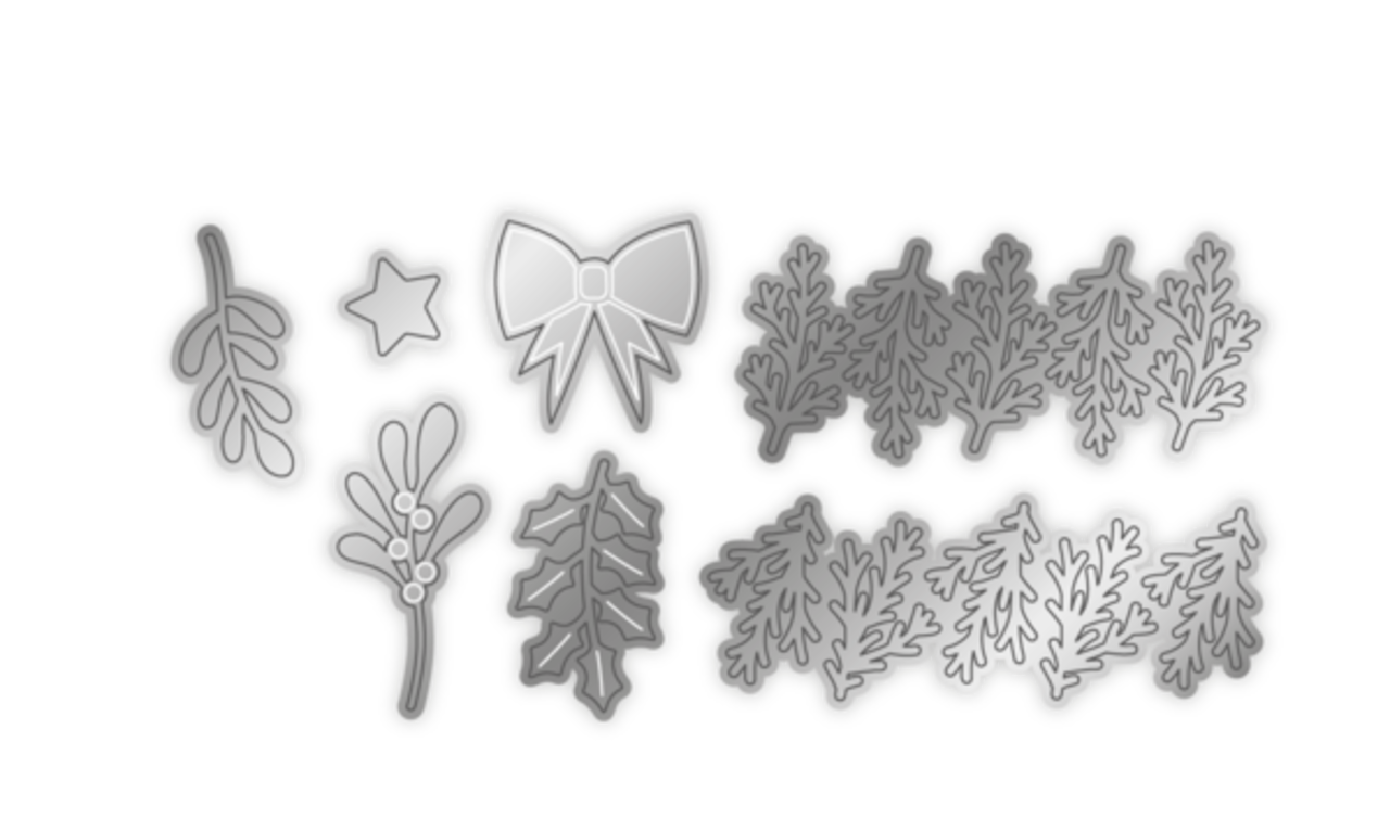 Crafter's Companion Frosty and Bright Christmas Tree Foliage Die (S-FRBR-MD-CTFO)