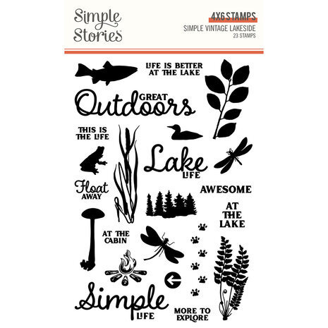 Simple Stories Simple Vintage Lakeside Clear Stamps (18020) Simple Stories Simple Vintage Lakeside Clear Stamps (18020)