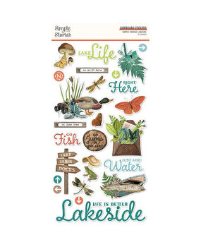 Simple Stories Simple Vintage Lakeside Chipboard (18021) Simple Stories Simple Vintage Lakeside Chipboard (18021)