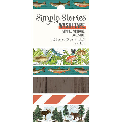 Simple Stories Simple Vintage Lakeside Washi Tape (18031) Simple Stories Simple Vintage Lakeside Washi Tape (18031)