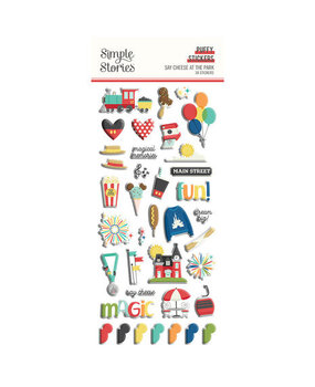 Simple Stories Say Cheese At The Park Puffy Stickers (17919)