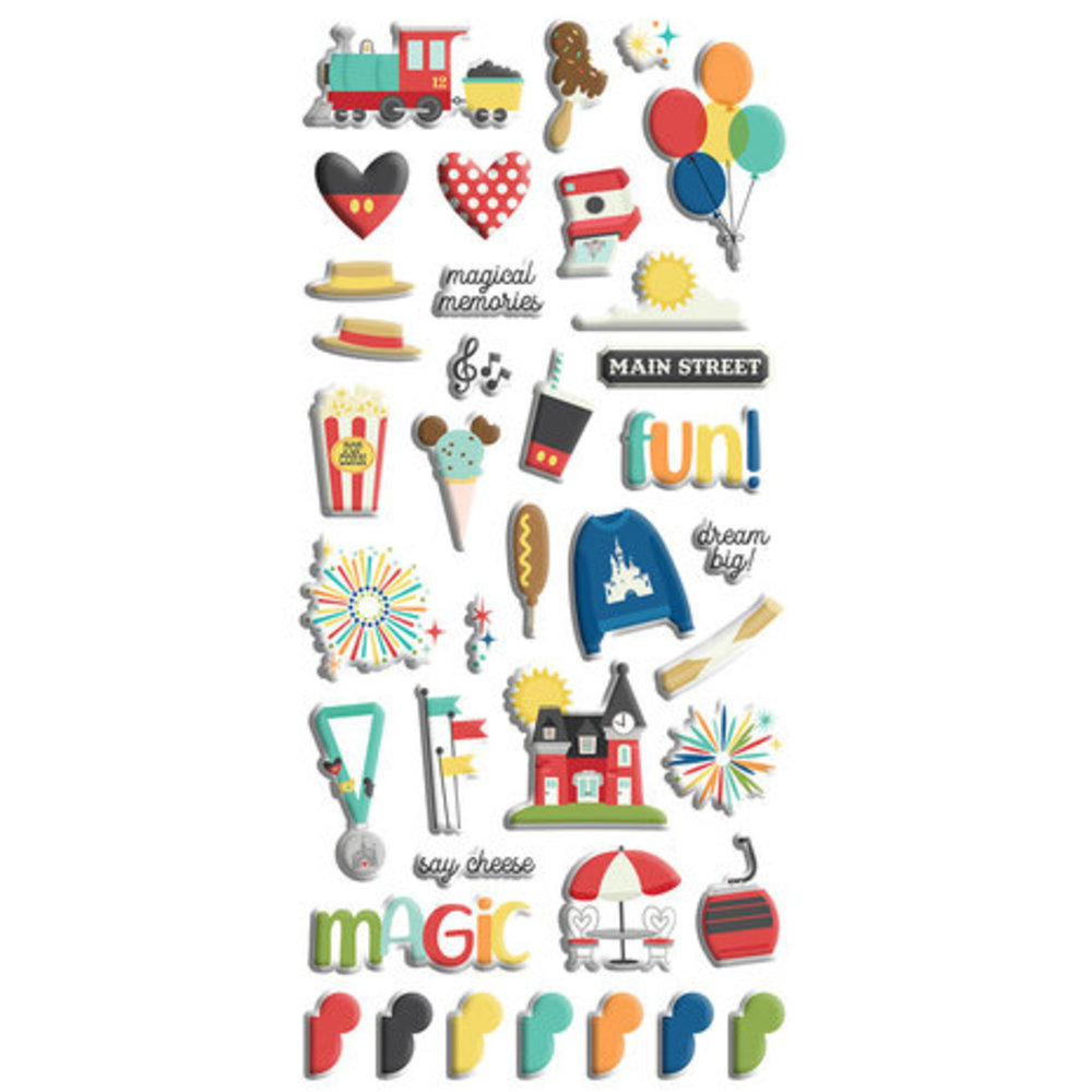 Simple Stories Say Cheese At The Park Puffy Stickers (17919) Simple Stories Say Cheese At The Park Puffy Stickers (17919)