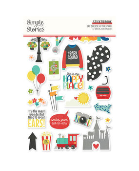 Simple Stories Say Cheese At The Park Sticker Book (17920)