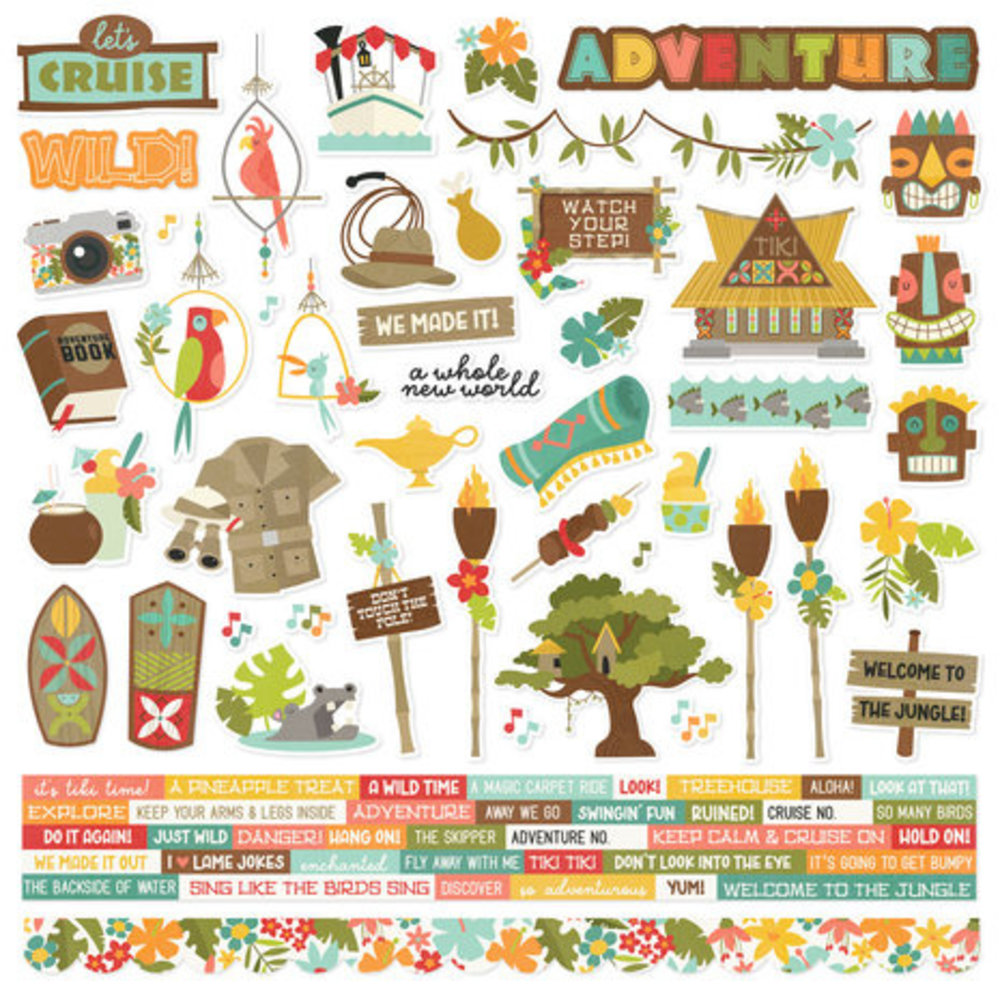 Simple Stories Say Cheese Adventure At The Park Cardstock Sticker (17948) Simple Stories Say Cheese Adventure At The Park Cardstock Sticker (17948)