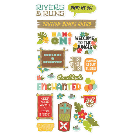 Simple Stories Say Cheese Adventure At The Park Foam Stickers (17957)