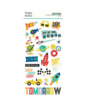 Simple Stories Say Cheese Tomorrow At The Park Foam Stickers (17973)