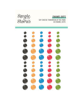 Simple Stories Say Cheese Tomorrow At The Park Enamel Dots (17975) Simple Stories Say Cheese Tomorrow At The Park Enamel Dots (17975)