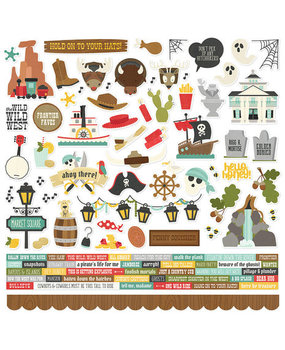 Simple Stories Say Cheese Frontier At The Park Cardstock Stickers (17980)