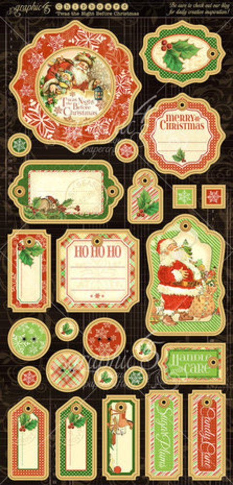 Graphic 45 Twas the Night Before Christmas 12x12 Inch Deluxe Collector's Edition (4502496)