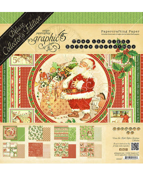 Graphic 45 Twas the Night Before Christmas 8x8 Inch Deluxe Paper Pad (4502497)