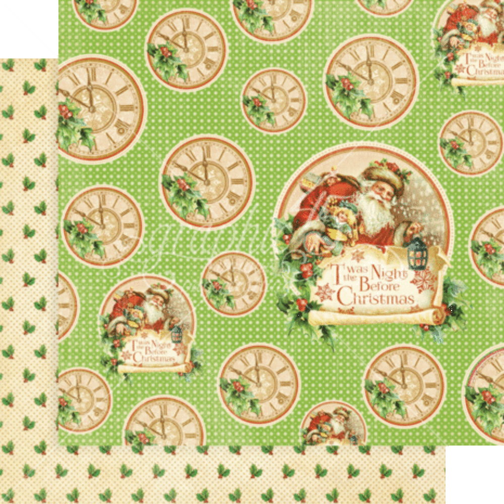 Graphic 45 Twas the Night Before Christmas 8x8 Inch Deluxe Paper Pad (4502497)