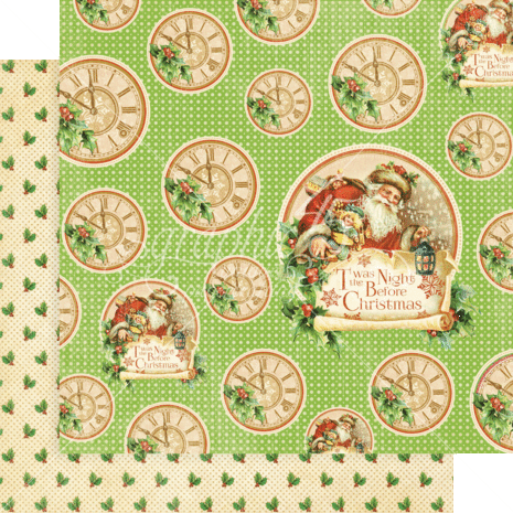 Graphic 45 Twas the Night Before Christmas 8x8 Inch Deluxe Paper Pad (4502497)