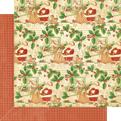 Graphic 45 Twas the Night Before Christmas 8x8 Inch Deluxe Paper Pad (4502497)