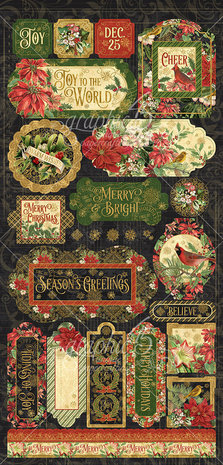 Graphic 45 Warm Wishes Stickers (4502492)