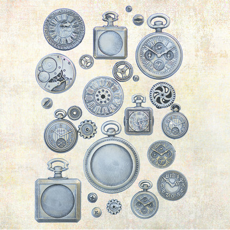 Prima Marketing Inc Finnabair Imaginarium Pocket Watches Moulds (969431)