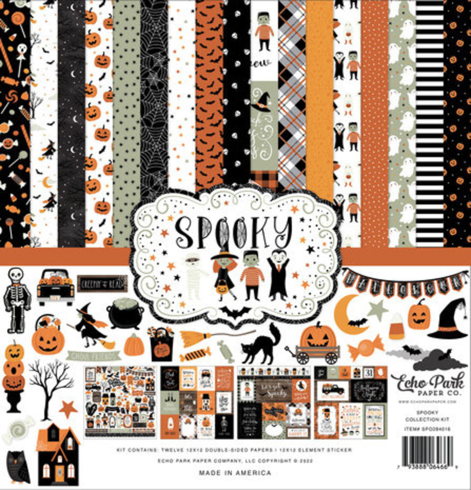 Echo Park Spooky 12x12 Inch Collection Kit (SPO284016) Echo Park Spooky 12x12 Inch Collection Kit (SPO284016)