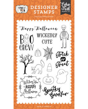 Echo Park Spooky Wickedly Cute Clear Stamps (SPO284045) Echo Park Spooky Wickedly Cute Clear Stamps (SPO284045)