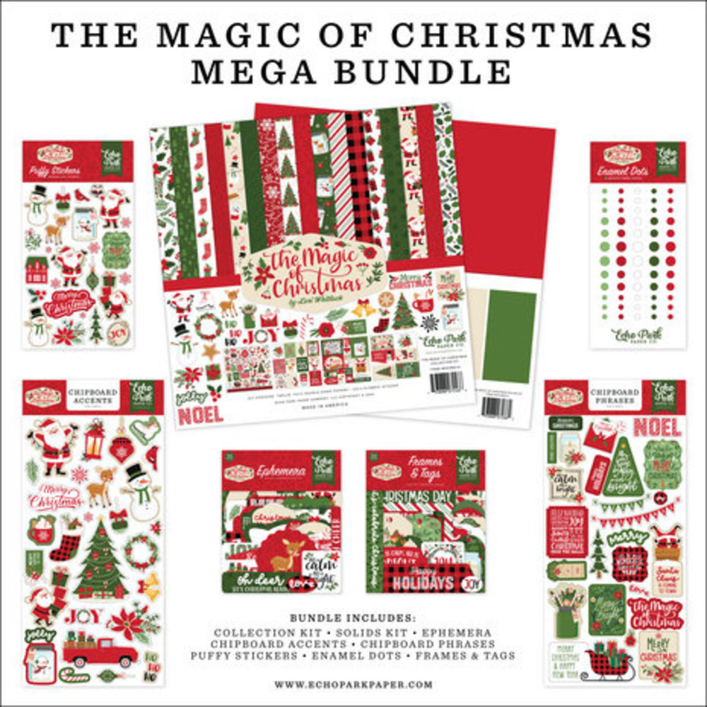 Echo Park The Magic Of Christmas 12x12 Inch Mega Bundle (MOC286050) Echo Park The Magic Of Christmas 12x12 Inch Mega Bundle (MOC286050)