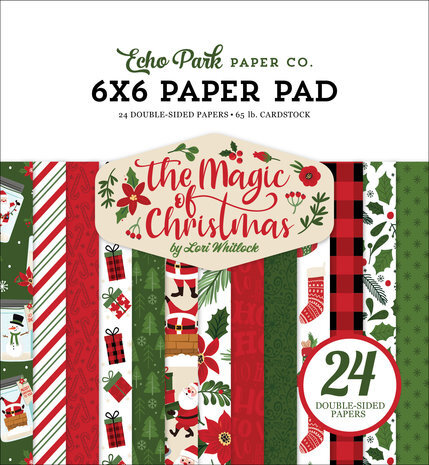 Echo Park The Magic Of Christmas 6x6 Inch Paper Pad (MOC286023) Echo Park The Magic Of Christmas 6x6 Inch Paper Pad (MOC286023)