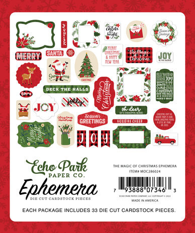 Echo Park The Magic Of Christmas Ephemera (MOC286024)