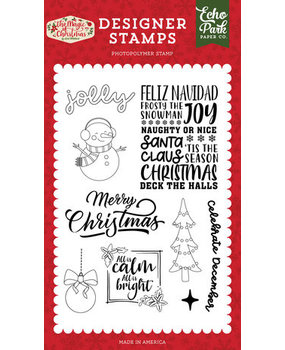 Echo Park The Magic Of Christmas Celebrate December Clear Stamps (MOC286045)* Echo Park The Magic Of Christmas Celebrate December Clear Stamps (MOC286045)*