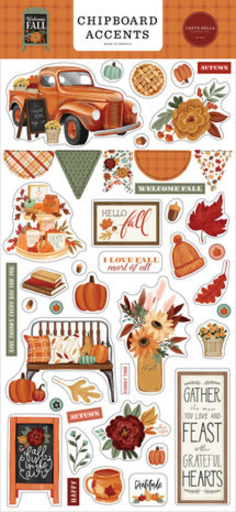 Carta Bella Welcome Fall 12x12 Inch Mega Bundle (CBWF154050)