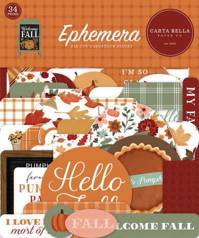 Carta Bella Welcome Fall 12x12 Inch Mega Bundle (CBWF154050)