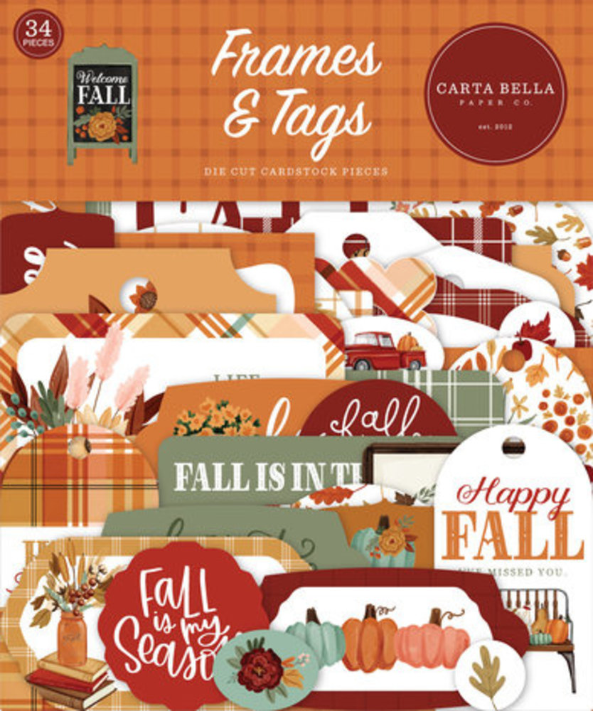 Carta Bella Welcome Fall 12x12 Inch Mega Bundle (CBWF154050)