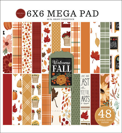 Carta Bella Welcome Fall 6x6 Inch Mega Pad (CBWF154031)