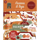 Carta Bella Welcome Fall Ephemera Frames & Tags (CBWF154025)