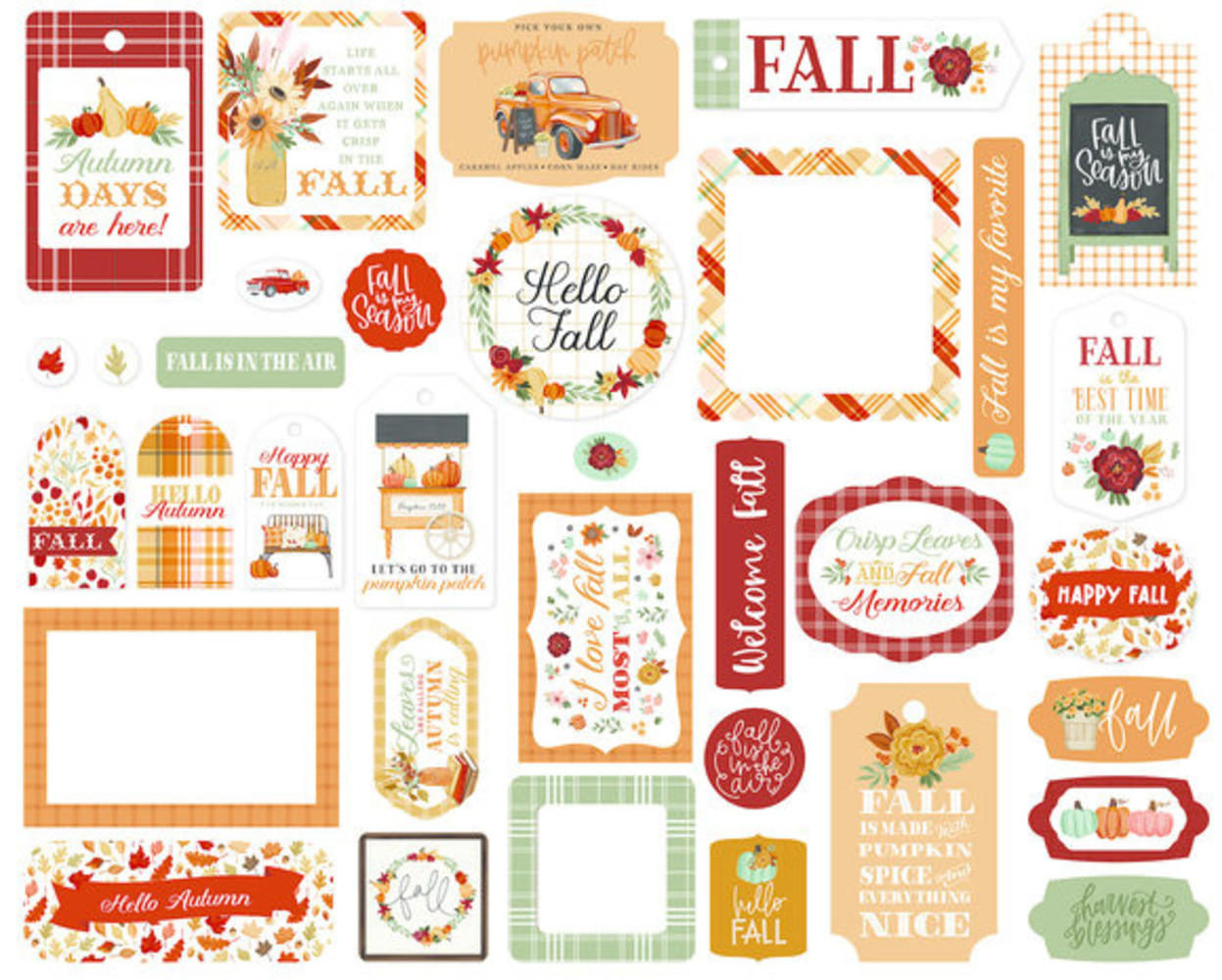 Carta Bella Welcome Fall Ephemera Frames & Tags (CBWF154025) Carta Bella Welcome Fall Ephemera Frames & Tags (CBWF154025)