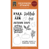 Carta Bella Welcome Fall Pumpkins Please Clear Stamps (CBWF154046)
