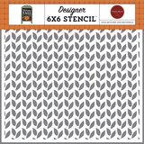 Carta Bella Welcome Fall Pair Of Falling Leaves Stencil (CBWF154033)