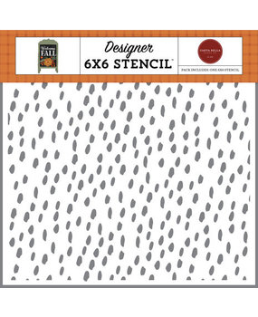Carta Bella Welcome Fall Autumn Dots Stencil (CBWF154034)