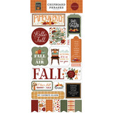 Carta Bella Welcome Fall 6x13 Inch Chipboard Phrases (CBWF154022)