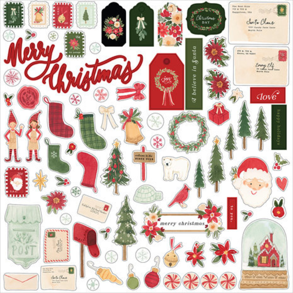 Carta Bella Letters To Santa 12x12 Inch Mega Bundle (CBLS155050) Carta Bella Letters To Santa 12x12 Inch Mega Bundle (CBLS155050)