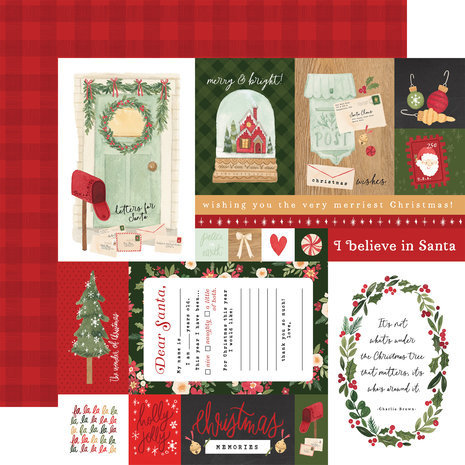Carta Bella Letters To Santa 6x6 Inch Paper Pad (CBLS155023) Carta Bella Letters To Santa 6x6 Inch Paper Pad (CBLS155023)