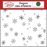 Carta Bella Letters To Santa Christmas Day Snowfall Stencil (CBLS155033)