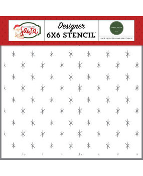 Carta Bella Letters To Santa Snow Is Glistening Stencil (CBLS155034)