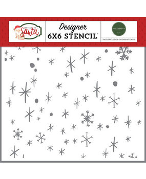 Carta Bella Letters To Santa Very Merry Snow Stencil (CBLS155035) Carta Bella Letters To Santa Very Merry Snow Stencil (CBLS155035)