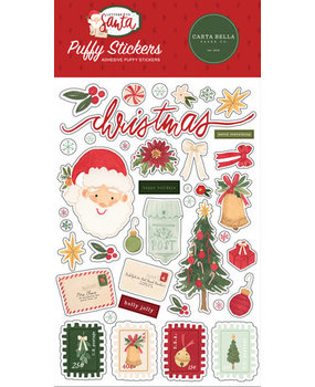 Carta Bella Letters To Santa Puffy Stickers (CBLS155066)