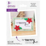 Gemini Fancy Sentiments Stamp & Die Merry Christmas (GEM-STD-FS-MECH)