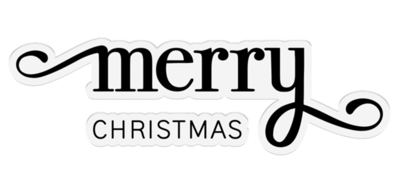 Gemini Fancy Sentiments Stamp & Die Merry Christmas (GEM-STD-FS-MECH) Gemini Fancy Sentiments Stamp & Die Merry Christmas (GEM-STD-FS-MECH)