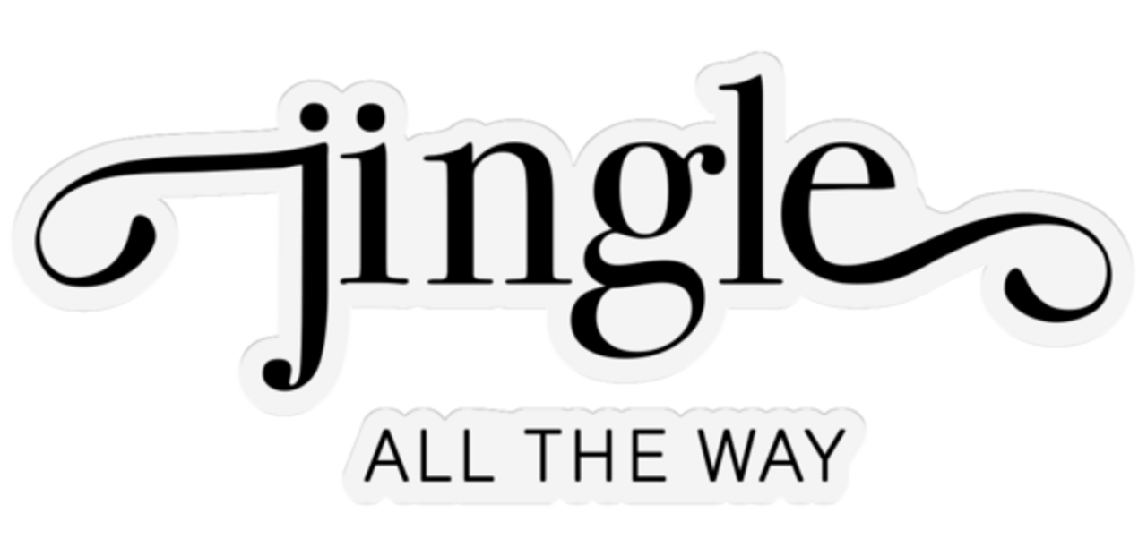 Gemini Fancy Sentiments Stamp & Die Jingle All The Way (GEM-STD-FS-JATW)